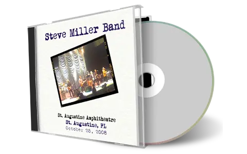 Artwork Cover of Steve Miller 2008-10-25 CD St Augustine Audience