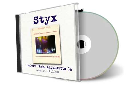 Artwork Cover of Styx 2008-08-17 CD Alpharetta Audience