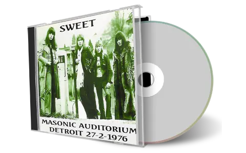 Artwork Cover of Sweet 1976-02-27 CD Detroit Audience