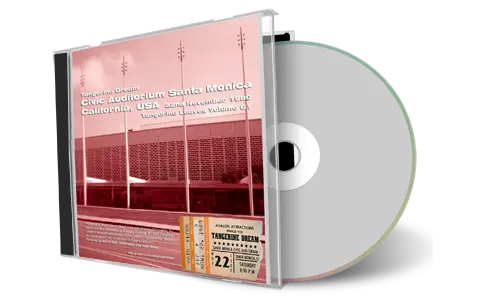 Artwork Cover of Tangerine Dream 1980-11-22 CD Santa Monica Audience
