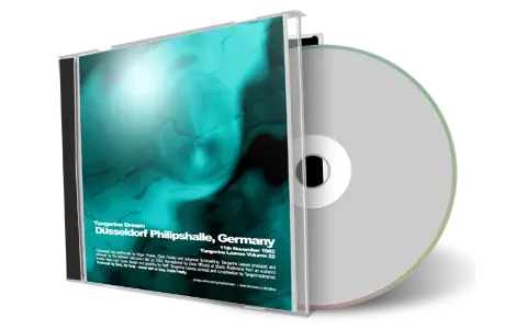 Artwork Cover of Tangerine Dream 1982-11-11 CD Dusseldorf Audience