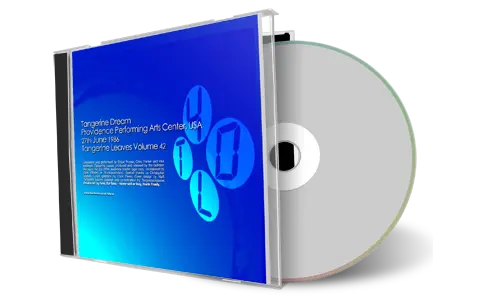 Artwork Cover of Tangerine Dream 1986-06-27 CD Providence Soundboard