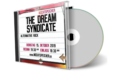 Artwork Cover of Dream Syndicate 2019-10-15 CD Hamburg Audience