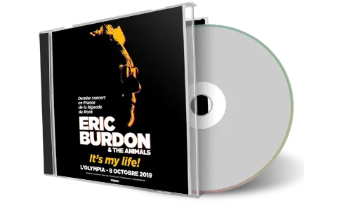 Artwork Cover of Eric Burdon 2019-10-08 CD Paris Audience
