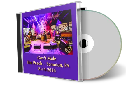 Artwork Cover of Govt Mule 2016-08-14 CD Peach Music Festival Audience