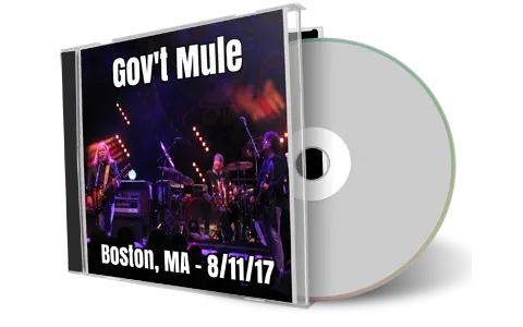 Artwork Cover of Govt Mule 2017-08-11 CD Boston Audience