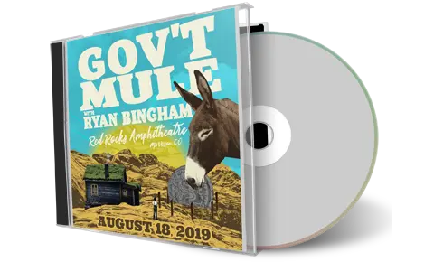 Artwork Cover of Govt Mule 2019-08-18 CD Morrison Audience