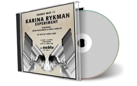 Artwork Cover of Karina Rykman Experiment 2018-05-11 CD New York City Audience
