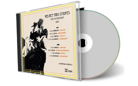 Artwork Cover of Velvet Two Stripes and Stonefield 2019-05-21 CD Schorndorf Audience
