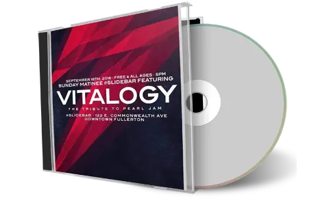 Artwork Cover of Vitalogy Pearl Jam Tribute 2016-09-18 CD Fullerton Audience