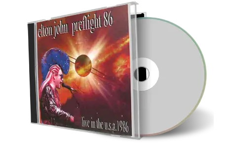 Artwork Cover of Elton John 1986-08-30 CD Saratoga Springs Soundboard