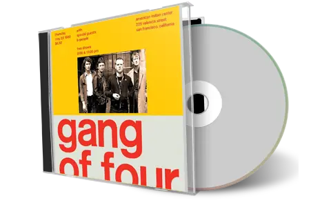 Artwork Cover of Gang Of Four 1980-05-22 CD San Francisco Audience