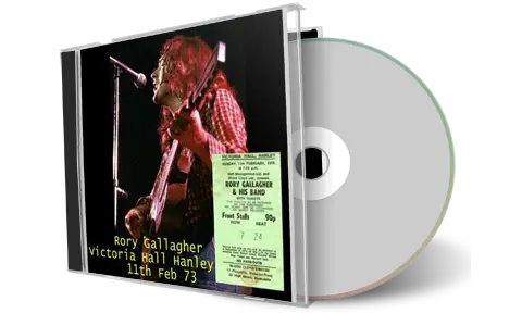 Artwork Cover of Rory Gallagher 1973-02-11 CD Hanley Audience