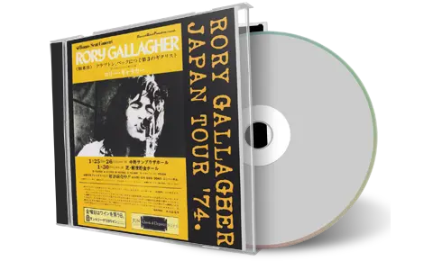 Artwork Cover of Rory Gallagher 1974-01-23 CD Tokyo Audience