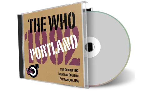 Artwork Cover of The Who 1982-10-21 CD Portland Audience