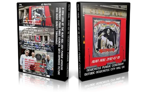 Artwork Cover of Alan Hull 2012-07-19 DVD Newcastle City Hall Audience