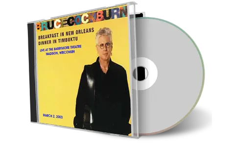 Artwork Cover of Bruce Cockburn 2000-03-02 CD Madison Audience