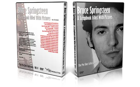 Artwork Cover of Bruce Springsteen Compilation DVD A Scrapbook Filled With Pictures Volume 4 Proshot