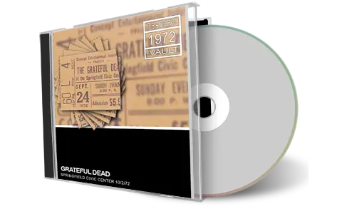 Artwork Cover of Grateful Dead 1972-10-02 CD Springfield Soundboard
