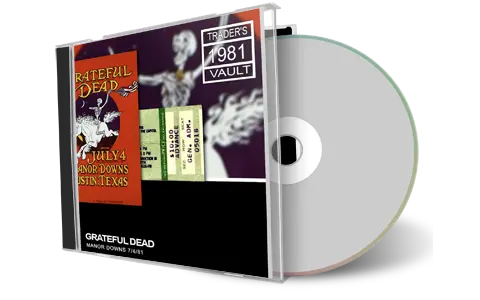 Artwork Cover of Grateful Dead 1981-07-04 CD Austin Soundboard
