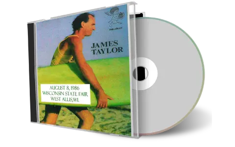 Artwork Cover of James Taylor 1986-08-08 CD West Allis Audience