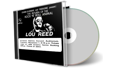 Artwork Cover of Lou Reed 1977-11-01 CD Albury Soundboard
