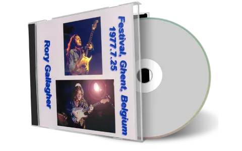 Artwork Cover of Rory Gallagher 1977-07-25 CD Ghent Audience
