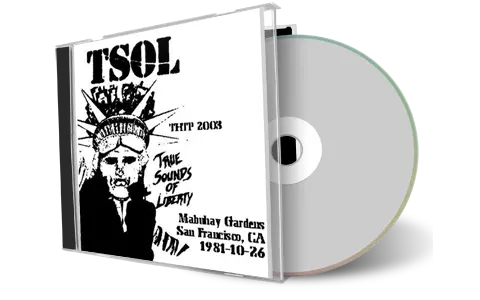 Artwork Cover of TSOL 1981-10-26 CD San Francisco Soundboard