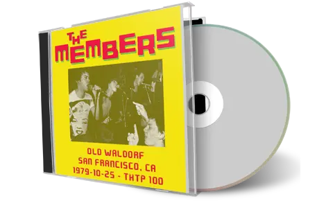 Artwork Cover of The Members 1979-10-25 CD San Francisco Soundboard