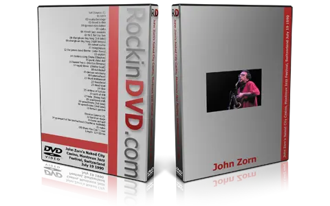 Artwork Cover of John Zorn 1990-07-19 DVD Montreux Jazz Festival Proshot
