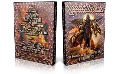 Artwork Cover of Judas Priest 2015-02-24 DVD Sydney Audience