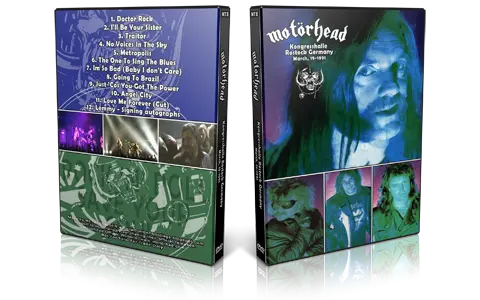 Artwork Cover of Motorhead 1991-03-19 DVD Rostock Audience