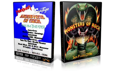 Artwork Cover of Savatage 1998-09-26 DVD Monsters Of Rock Festival Proshot
