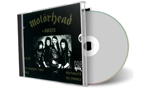Artwork Cover of Motorhead 1987-02-10 CD Paris Audience