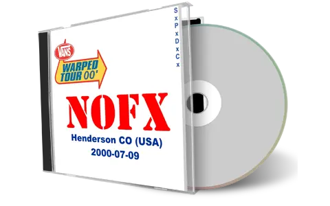 Artwork Cover of NOFX 2000-07-09 CD Henderson Audience