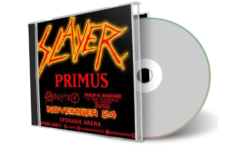 Artwork Cover of Slayer 2019-11-24 CD Spokane Audience