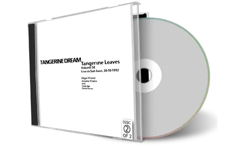 Artwork Cover of Tangerine Dream 1992-10-28 CD San Juan Audience