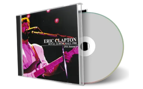 Artwork Cover of Eric Clapton 1988-01-25 CD London Audience