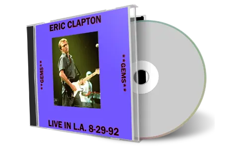 Artwork Cover of Eric Clapton 1992-08-29 CD Los Angeles Audience