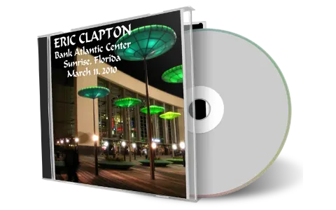 Artwork Cover of Eric Clapton 2010-03-11 CD Sunrise Audience
