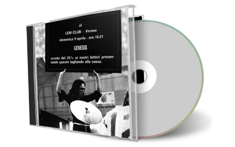 Artwork Cover of Genesis 1972-04-09 CD Verona Audience