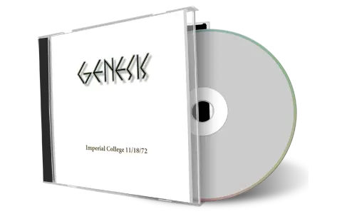 Artwork Cover of Genesis 1972-11-18 CD London Audience