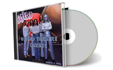Artwork Cover of Genesis 1973-03-03 CD Quebec City Audience