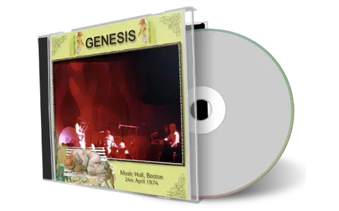 Artwork Cover of Genesis 1974-04-24 CD Boston Audience