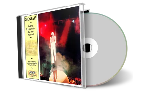 Artwork Cover of Genesis 1974-05-04 CD New York Audience