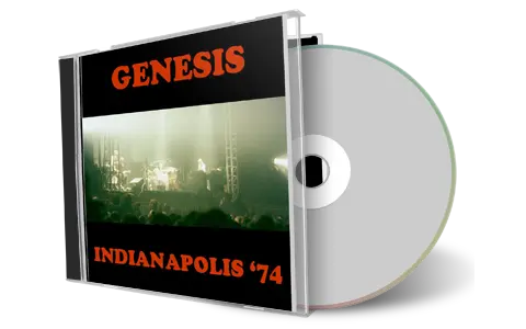 Artwork Cover of Genesis 1974-11-22 CD Indianapolis Audience