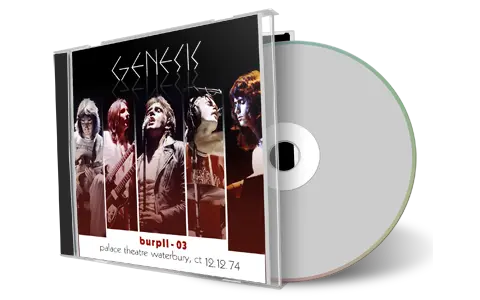 Artwork Cover of Genesis 1974-12-12 CD Waterbury Soundboard
