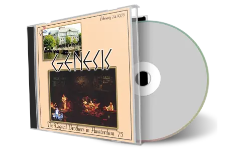 Artwork Cover of Genesis 1975-02-24 CD Amsterdam Audience