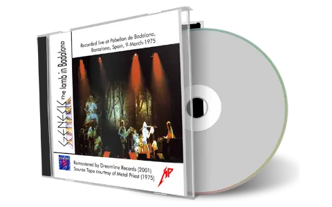 Artwork Cover of Genesis 1975-03-09 CD Badalona Audience