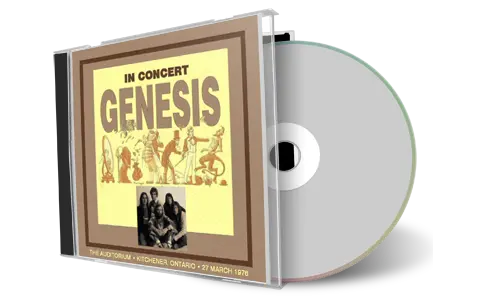 Artwork Cover of Genesis 1976-03-27 CD Kitchener Soundboard
